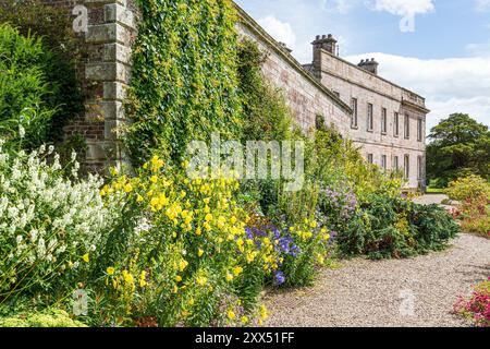 Dalemain Historic Mansion & Gardens près de Penrith, Cumbria, Angleterre Royaume-Uni Banque D'Images