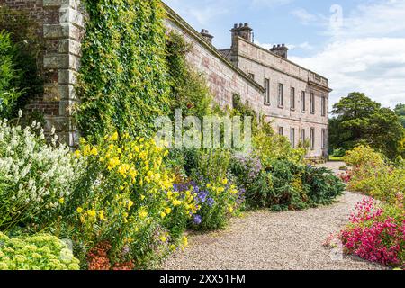 Dalemain Historic Mansion & Gardens près de Penrith, Cumbria, Angleterre Royaume-Uni Banque D'Images