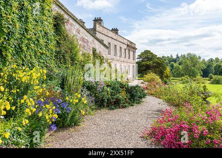 Dalemain Historic Mansion & Gardens près de Penrith, Cumbria, Angleterre Royaume-Uni Banque D'Images