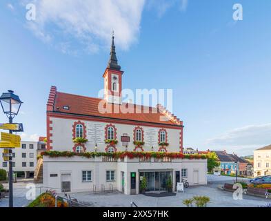 Mairie, Square Hauptplatz Waidhofen an der Thaya Waldviertel Niederösterreich, basse-Autriche Autriche Banque D'Images