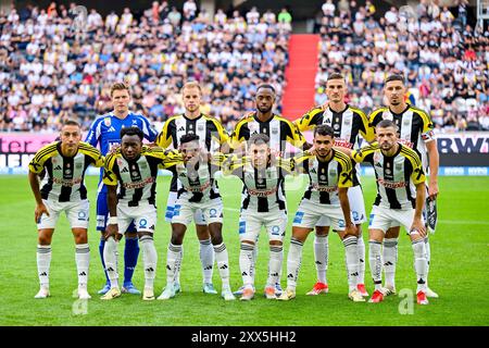 Linz, Autriche. 22 août 2024. LINZ, AUTRICHE - 22 AOÛT : équipe de LASK lors du match de play-off de la 1ère étape de l'UEFA Europa League entre le LASK et le FCSB Bucarest Oberoesterreich Arena le 22 août 2024 à Linz, Autriche.240822 SEPA 20 026 - 20240822 PD8384 crédit : APA-PictureDesk/Alamy Live News Banque D'Images