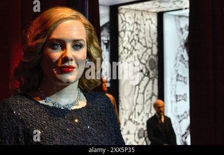 Figure Adele au Musée de cire de Barcelone, Espagne Banque D'Images