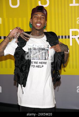 LOS ANGELES, CA - le 30 août 2015 : Tyga au 2015 MTV Video Music Awards qui a eu lieu lors du Microsoft Theatre de Los Angeles, USA le 30 août 2015. Banque D'Images