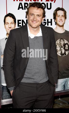 Jason Segel lors de la première de 'I Love You, Man' à Los Angeles au Mann's Village Theater à Westwood, États-Unis, le 17 mars 2009. Banque D'Images