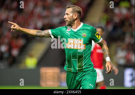 Braga, Portugal. 22 août 2024. Liga Europa : SC Braga vs Rapid Wien - 22/08/2024 crédit : Atlantico Press/Alamy Live News Banque D'Images