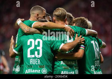 Braga, Portugal. 22 août 2024. Liga Europa : SC Braga vs Rapid Wien - 22/08/2024 crédit : Atlantico Press/Alamy Live News Banque D'Images