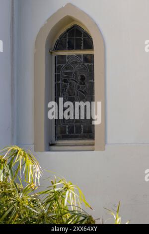 stain glass cathedral church windows Banque D'Images