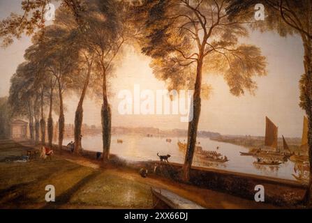 Tableau de Joseph Mallord William Truner appelé Mortlake Terrace peint en 1827 Banque D'Images