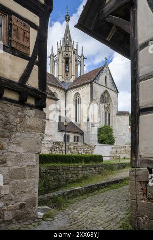 Monastère et palais de Bebenhausen, ancienne abbaye cistercienne, district de Tuebingen, Bade-Wuertemberg, Allemagne, Europe Banque D'Images