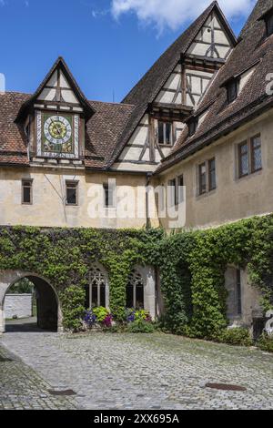 Monastère et palais de Bebenhausen, ancienne abbaye cistercienne, district de Tuebingen, Bade-Wuertemberg, Allemagne, Europe Banque D'Images