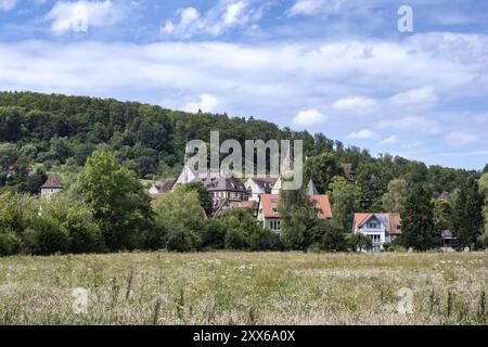 Monastère et palais de Bebenhausen, ancienne abbaye cistercienne, district de Tuebingen, Bade-Wuertemberg, Allemagne, Europe Banque D'Images