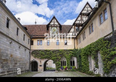 Monastère et palais de Bebenhausen, ancienne abbaye cistercienne, district de Tuebingen, Bade-Wuertemberg, Allemagne, Europe Banque D'Images