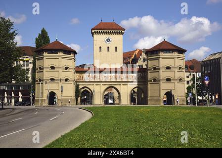 Europe, Allemagne, Bavière, Munich, Isartor, partie de la vieille muraille de la ville, aujourd'hui Musée Valentin-Karlstadt, Europe Banque D'Images