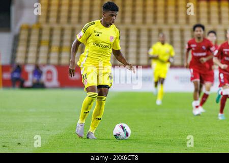 John Mercado vu pendant le match de Liga Portugal entre les équipes de Gil Vicente FC et AVS à Estadio Cidade de Barcelos (Maciej Rogowski) Banque D'Images