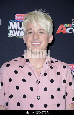 Charlie Puth aux Radio Disney Music Awards 2018 qui se sont déroulés au Loews Hotel à Hollywood, États-Unis, le 22 juin 2018 Banque D'Images