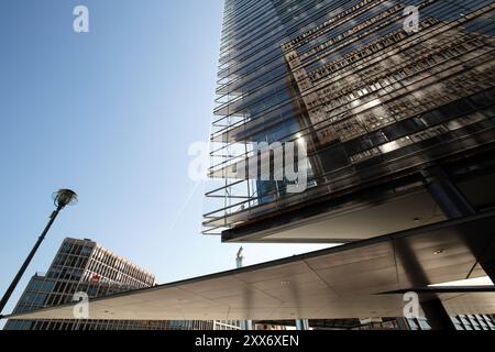 Tour de bureaux à Potsdamer Platz à Berlin, Allemagne, Europe Banque D'Images