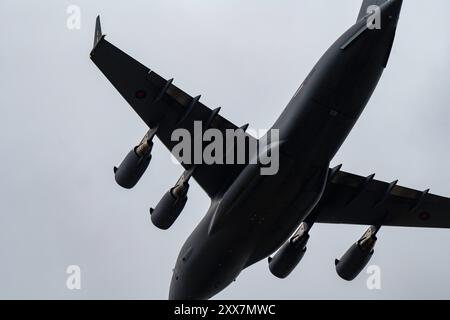 Transporteur Boeing C-17A Globemaster RAF Banque D'Images