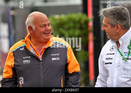 Zandvoort, pays-Bas. 23 août 2024. Rob Marshall (GBR) concepteur en chef McLaren. Championnat du monde de formule 1, Rd 15, Grand Prix des pays-Bas, vendredi 23 août 2024. Zandvoort, pays-Bas. Crédit : James Moy/Alamy Live News Banque D'Images