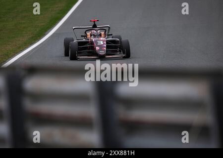 Zandvoort, pays Bas. 23 août 2024. 03 LOVINFOSSE LOLA (fra), Rodin Motorsport, Tatuus F4-T-421, action lors de la 4ème manche de la F1 Academy 2024 du 23 au 25 août 2024 sur le circuit Zandvoort, à Zandvoort, pays-Bas - photo Xavi Bonilla/DPPI crédit : DPPI Media/Alamy Live News Banque D'Images