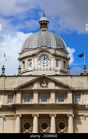 Bâtiments gouvernementaux à Merrion Street à Dublin, Irlande. Le complexe édouardien abrite le département du Taoiseach, le procureur général et le département de Fi Banque D'Images