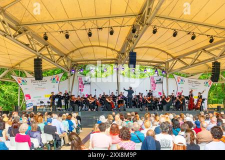 France, Paris, bois de Vincennes, Parc Floral, Paris Jazz Festival Banque D'Images