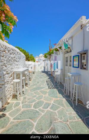 Grèce, Îles Cyclades, Île Folegandros, Chora Banque D'Images