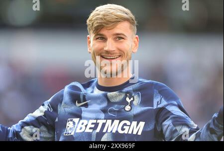 firo : 10.08.2024, football, football, 1.Liga, 1.Bundesliga, saison 2024/2025, match amical, Visit Malta Cup Tottenham Hotspur - FC Bayern Munich Timo Werner de Tottenham Hotspur portrait, headshot, Banque D'Images