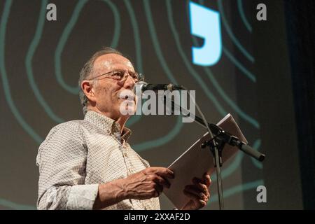 Antoni Vidal Ferrando, VERSUT POÈTICA, Teatre principal de Santanyí, Majorque, Îles Baléares, Espagne Banque D'Images