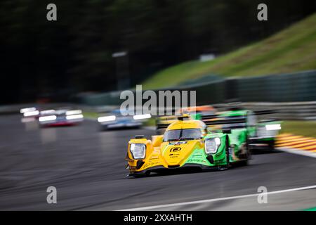 Francorchamps, Belgique, 23 août 2024,#43 concours Inter Europol (Pol) - Oreca 07/Gibson (LMP2) - Sebastian Alvarez (Mex) Vladislav Lomko (Fra) Tom Dillmann (Fra) lors de la quatrième manche de la Michelin le Mans Cup 2024 au circuit de Spa-Francorchamps (Belgique), le 23 août 2024 - photo Kristof Vermeulen Photography - Credit Kristof Vermeulen Live News Banque D'Images