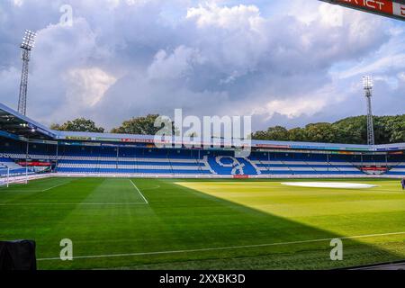 Doetinchem, pays-Bas. 23 août 2024. DOETINCHEM, Stadium de Vijverberg, 23-08-2024, saison 2024/2025, Dutch Keuken Kampioen Divisie. Pendant le match de Graafschap - Jong Utrecht, aperçu du stade crédit : Pro Shots/Alamy Live News Banque D'Images