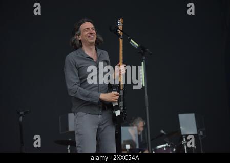 Retour de la Snow Patrol avec un incroyable set au Victorious Festival, Southsea, vendredi 23 août Banque D'Images