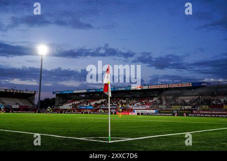 OSS, pays-Bas. 23 août 2024. OSS, PAYS-BAS - 23 AOÛT : vue générale du Frans Heesen Stadion lors du match néerlandais Keuken Kampioen Divisie entre LE TOP Oss et le SC Cambuur au Frans Heesen Stadion le 23 août 2024 à Oss, pays-Bas. (Photo de Gabriel Calvino Alonso/Orange Pictures) crédit : Orange pics BV/Alamy Live News Banque D'Images