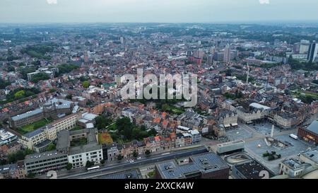 Drone photo Louvain belgique europe Banque D'Images