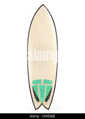 Surf isolé sur fond blanc avec clipping path Banque D'Images