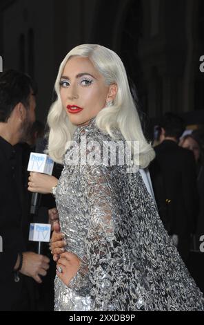 Lady Gaga à la première de « A Star Is Born » à Los Angeles, au Shrine Auditorium de Los Angeles, États-Unis, le 24 septembre 2018 Banque D'Images
