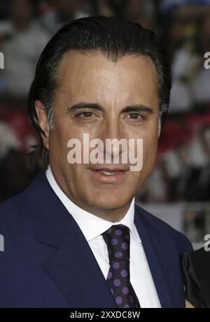 Andy Garcia au salon de Los Angeles de 'Ocean's Thirteen' qui s'est tenu au Grauman's Chinese Theatre à Hollywood, USA, le 5 juin 2006, Amérique du Nord Banque D'Images