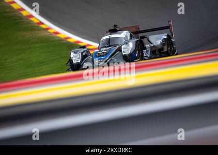 37 FLUXA Lorenzo (spa), JAKOBSEN Malthe (dnk), MIYATA Ritomo (jpn), Cool Racing, ORECA 07 - Gibson, action pendant les 4 heures d'Imola 2024, 4ème manche de la European le Mans Series 2024 sur le circuit de Spa-Francorchamps du 23 au 25 août 2024 à Stavelot, Belgique Banque D'Images