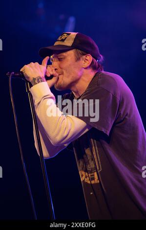 Reading, Berkshire, Royaume-Uni. 23 août 2024. Neck Deep Obtenez la foule au Reading Festival. Cristina Massei/Alamy Live News Banque D'Images