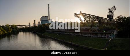 La centrale électrique de Muenster à Stuttgart en Allemagne Banque D'Images