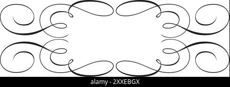 Abstrait arabe Vintage décorative calligraphie ornementale symbole Silhouette pour tatouage vecteur isolé Illustration de Vecteur