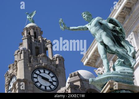 Vues sur le front de mer de Liverpool 2011 Banque D'Images