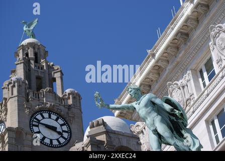 Vues sur le front de mer de Liverpool 2011 Banque D'Images