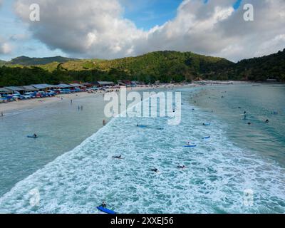 Semeta Beach, Lombok Indonésie Banque D'Images