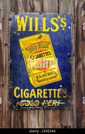 Les cigarettes de Will Banque D'Images