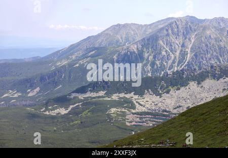 vue depuis le sommet de la montagne Banque D'Images