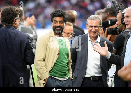 Paris, France. 23 août 2024. Vikash Dhorasoo lors d'un match de Ligue 1 entre le PSG et Montpellier, au Parc des Princes, Paris, France, le 23 août 2024. Photo de Lionel Urman/ABACAPRESS. COM Credit : Abaca Press/Alamy Live News Banque D'Images