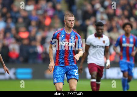 Selhurst Park, Selhurst, Londres, Royaume-Uni. 24 août 2024. Premier League Football, Crystal Palace contre West Ham United ; Adam Wharton de Crystal Palace crédit : action plus Sports/Alamy Live News Banque D'Images