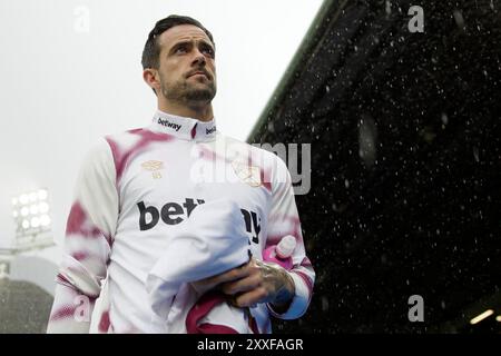 London, UK. 24th Aug, 2024. London, England, August 24 2024: Danny Ings (18 West Ham) before the Premier League game between Crystal Palace and West Ham at Selhurst Park in London, England. (Pedro Porru/SPP) Credit: SPP Sport Press Photo. /Alamy Live News Stock Photo