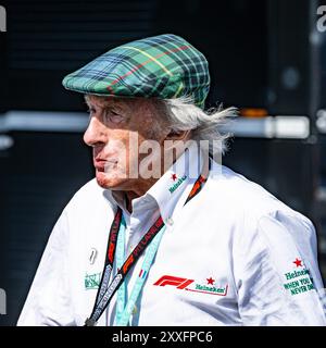 Zandvoort, pays-Bas. 24 août 2024 ; circuit Zandvoort, Zandvoort, Hollande du Nord, pays-Bas; formule 1 Heineken Grand Prix des pays-Bas 2024 ; Journée des qualifications ; Sir John Young (Jackie) Stewart OBE crédit : action plus Sports images/Alamy Live News Banque D'Images