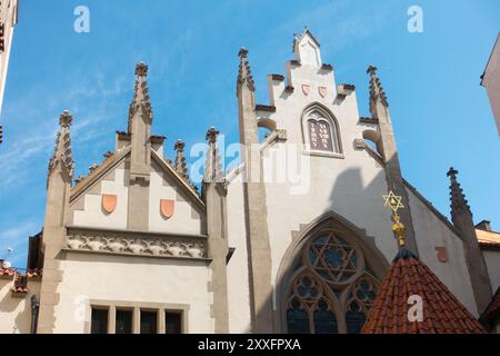 Synagogue Maisel Synagogue du quartier juif de Prague Josefov, vieille ville Banque D'Images